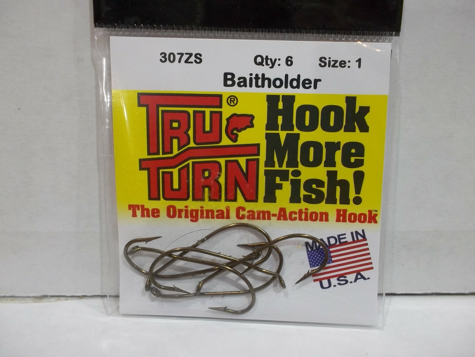 Tru Turn Baitholder 307ZS fishing hooks Made in USA choose your size!  NIP