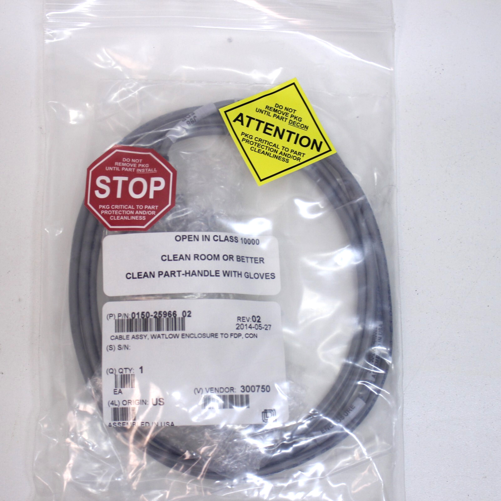 Amat Applied Materials 0150-25966 Cable Assy, Watlow Enclosure to FDP, Con