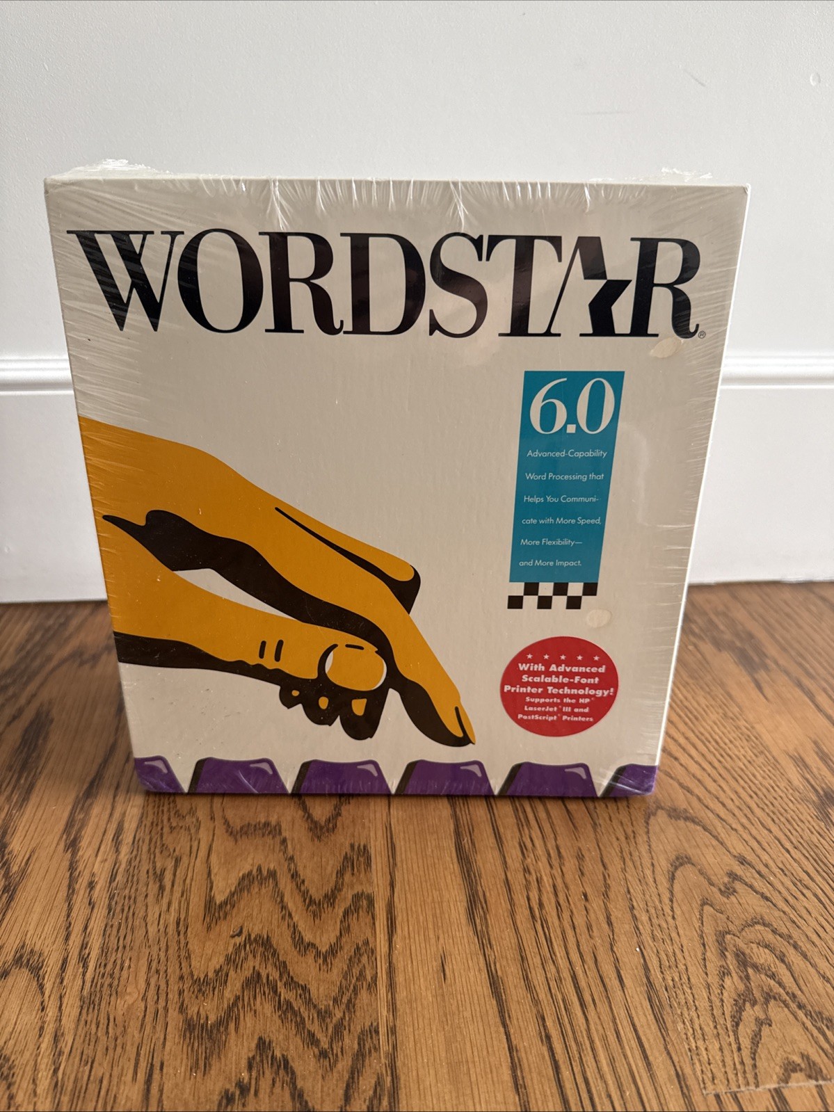 Wordstar 6.0 1990 for DOS Sample Copy - Super Rare HTF Sealed In Box