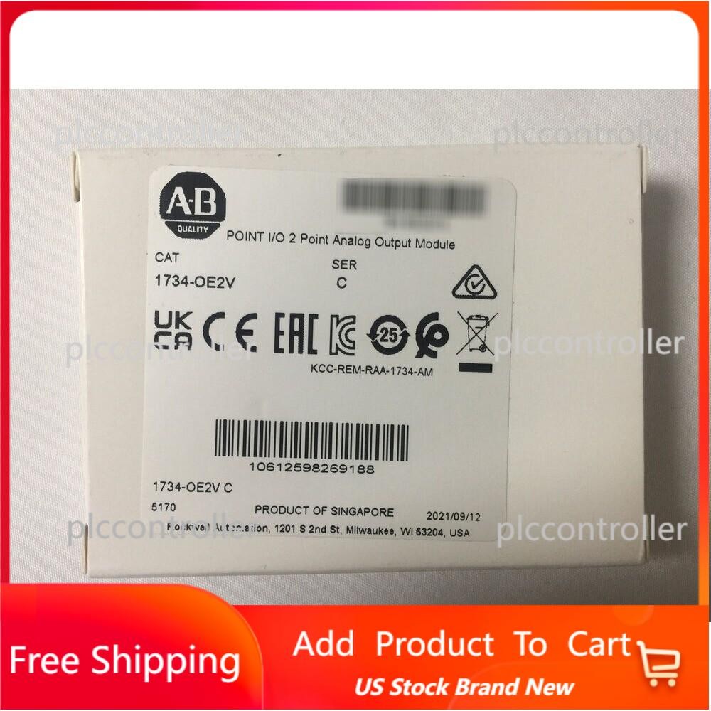 Allen Bradley 1734-OE2V / C POINT I/O 2 Point Analog Output Module US Free Tax