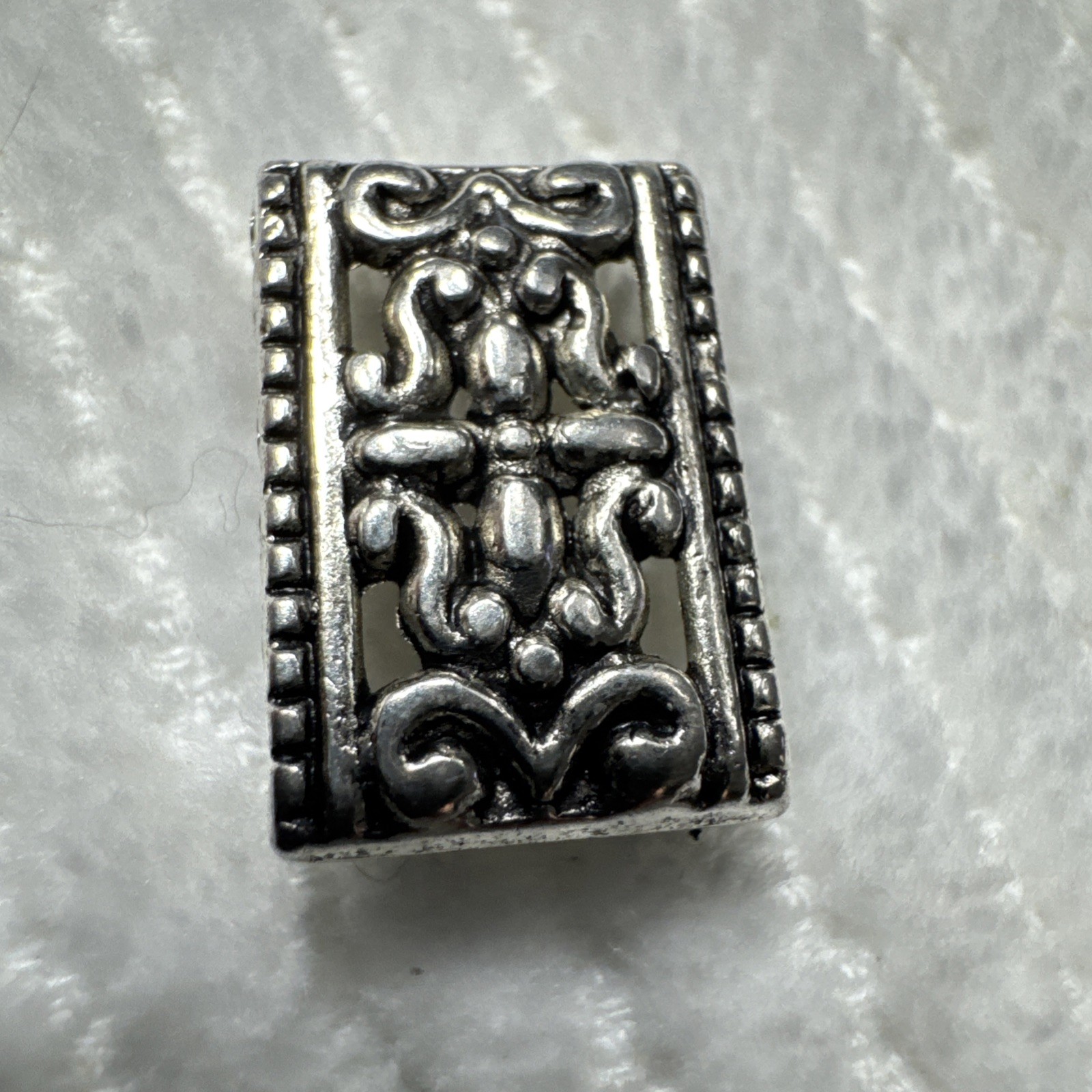 Jewelry Making Findings Silver Metal Alloy Connector 6 Holes 8 Pieces F021