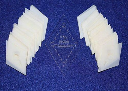Mylar 1" Sides Diamonds 51 Piece Set - Quilting / Sewing Templates