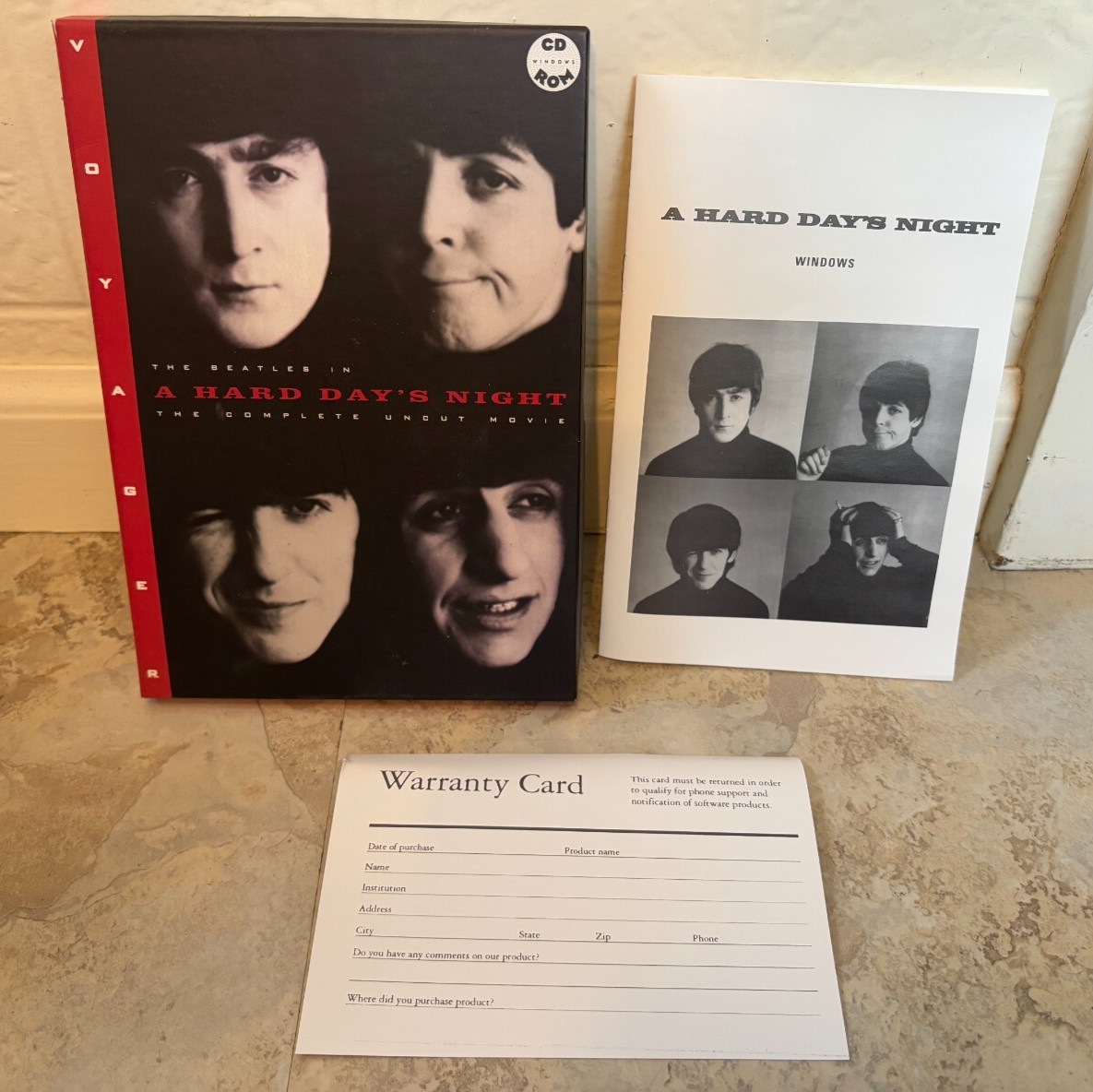 The Beatles In A Hard Day’s Night The Complete Uncut Movie CD-ROM Windows