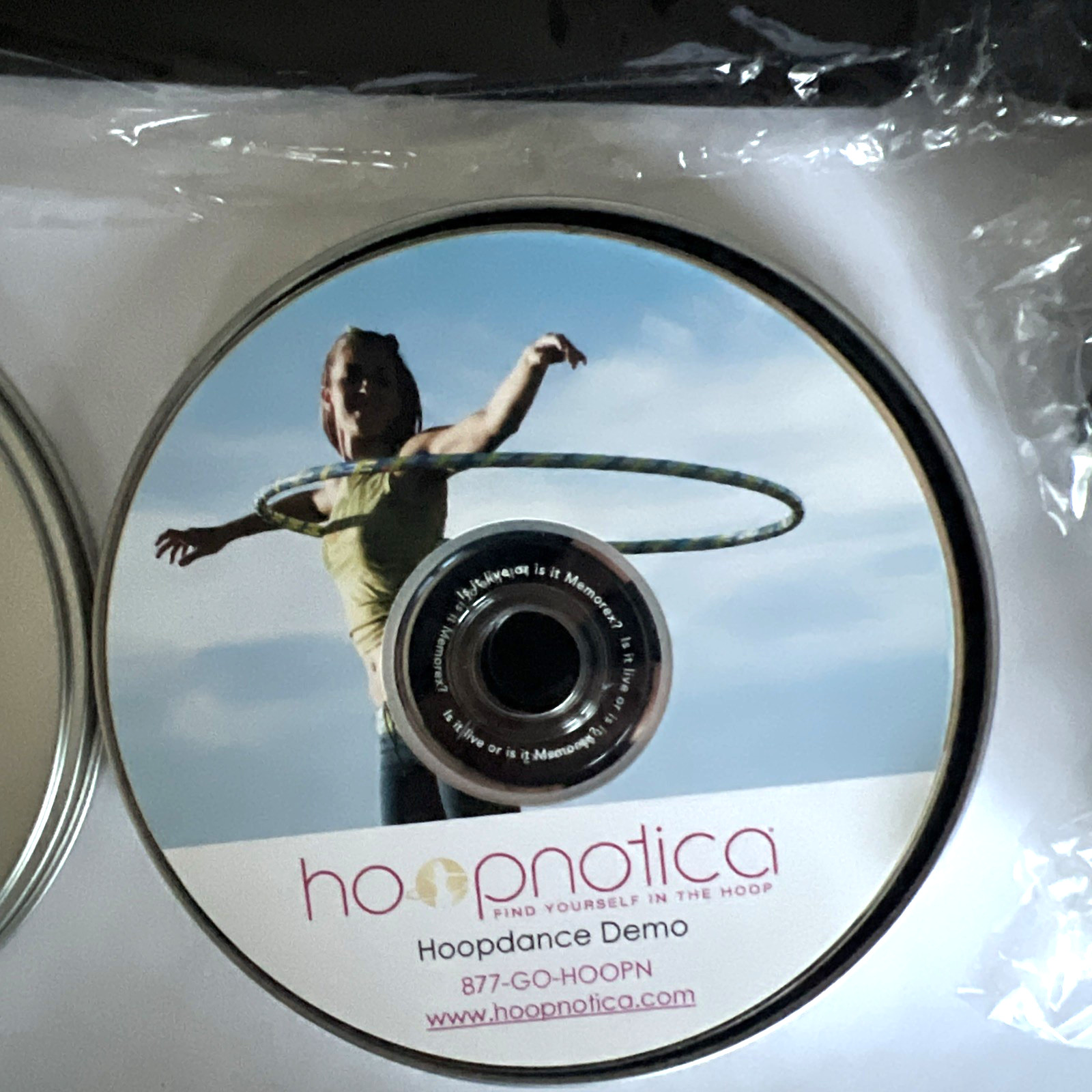 New in Box Hoopnotic Travel Hoop Exercise Kit w Instructional Video & Travel Bag