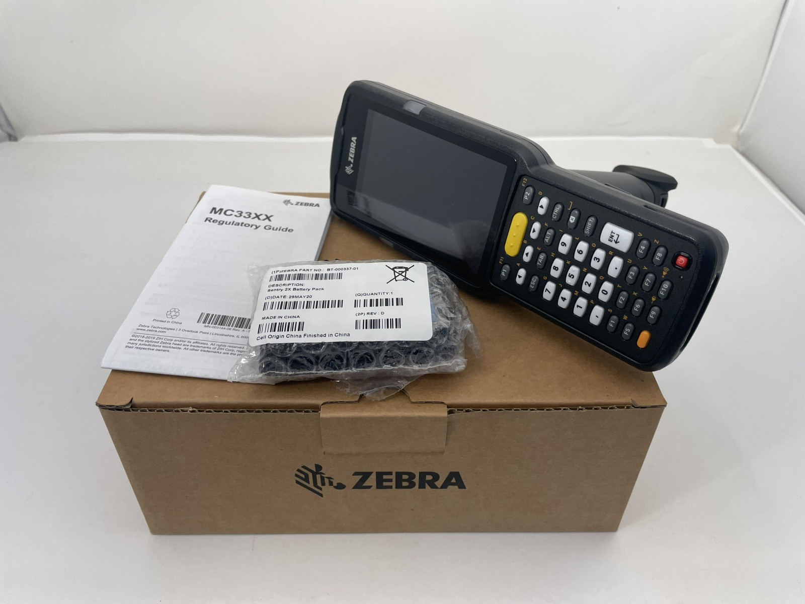 Zebra MC3300 4" Computer Barcode 2D Scanner BT Gun Android MC330K-GI3HA3US01 New