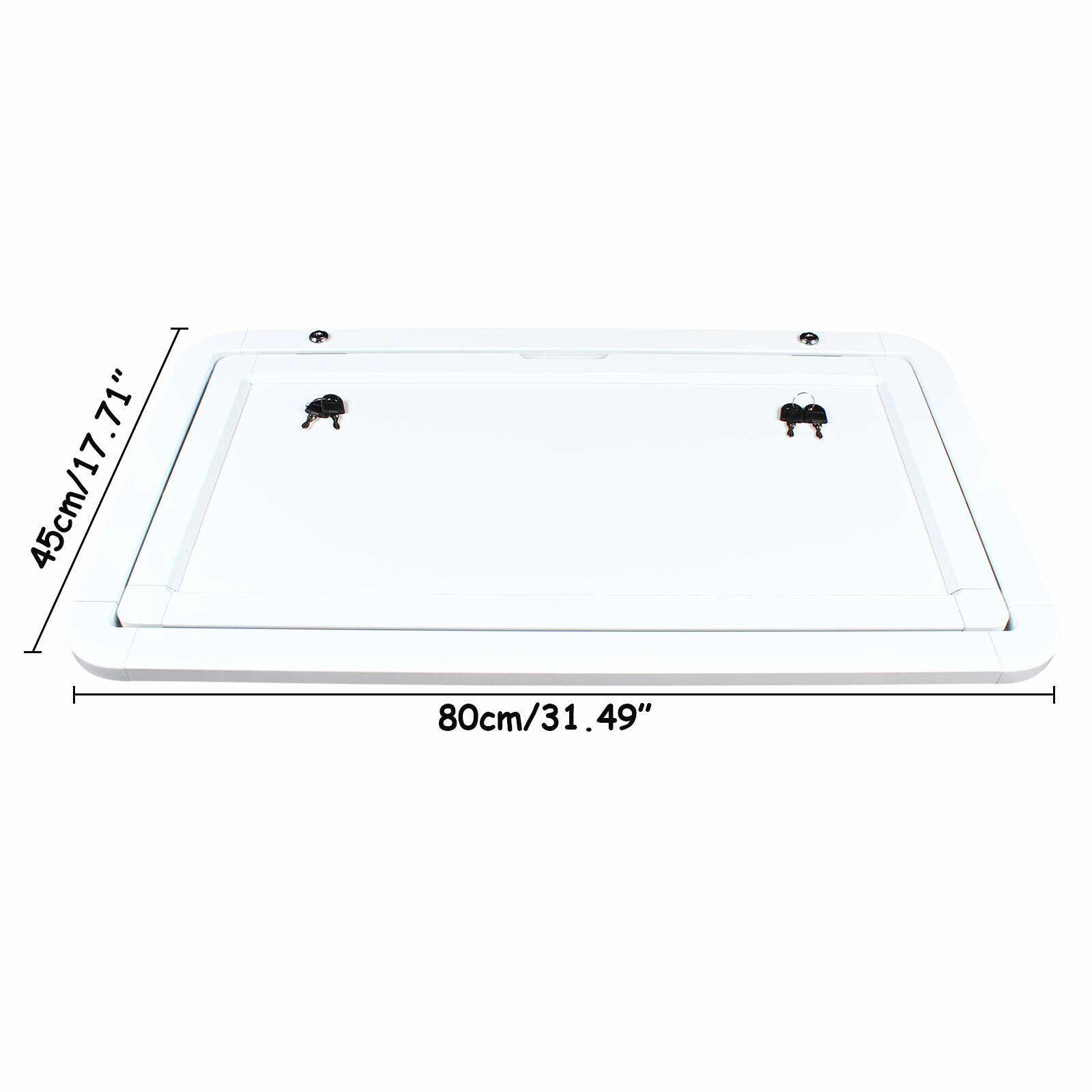 800 x 450mm RV Caravan External Folding Wall Mount Camping Table Aluminum Alloy]