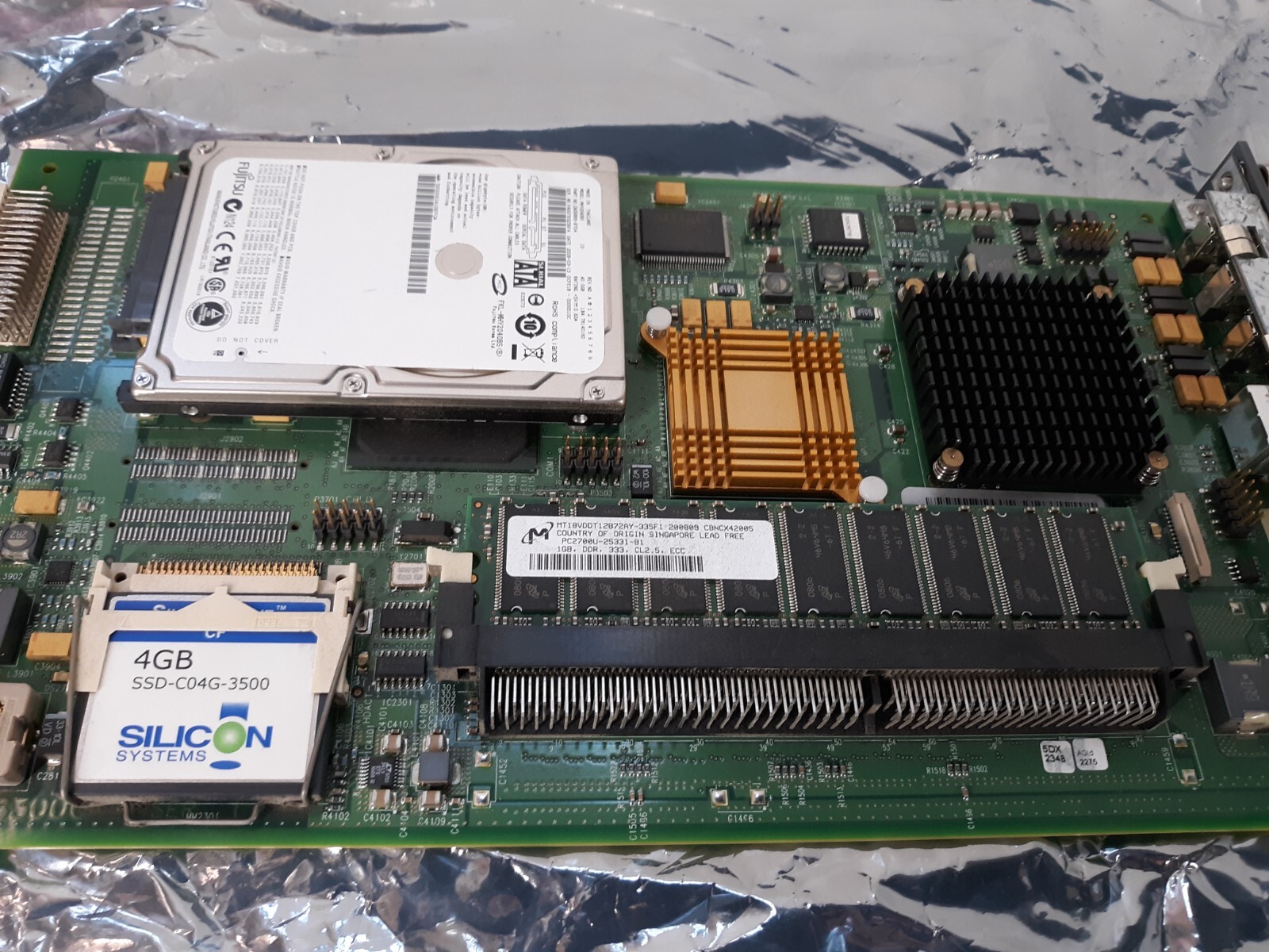 Avaya S8300 ICC/LSP V2 08FP17101537 Network Module w/ HDD+RAM+ Card *PULLED*