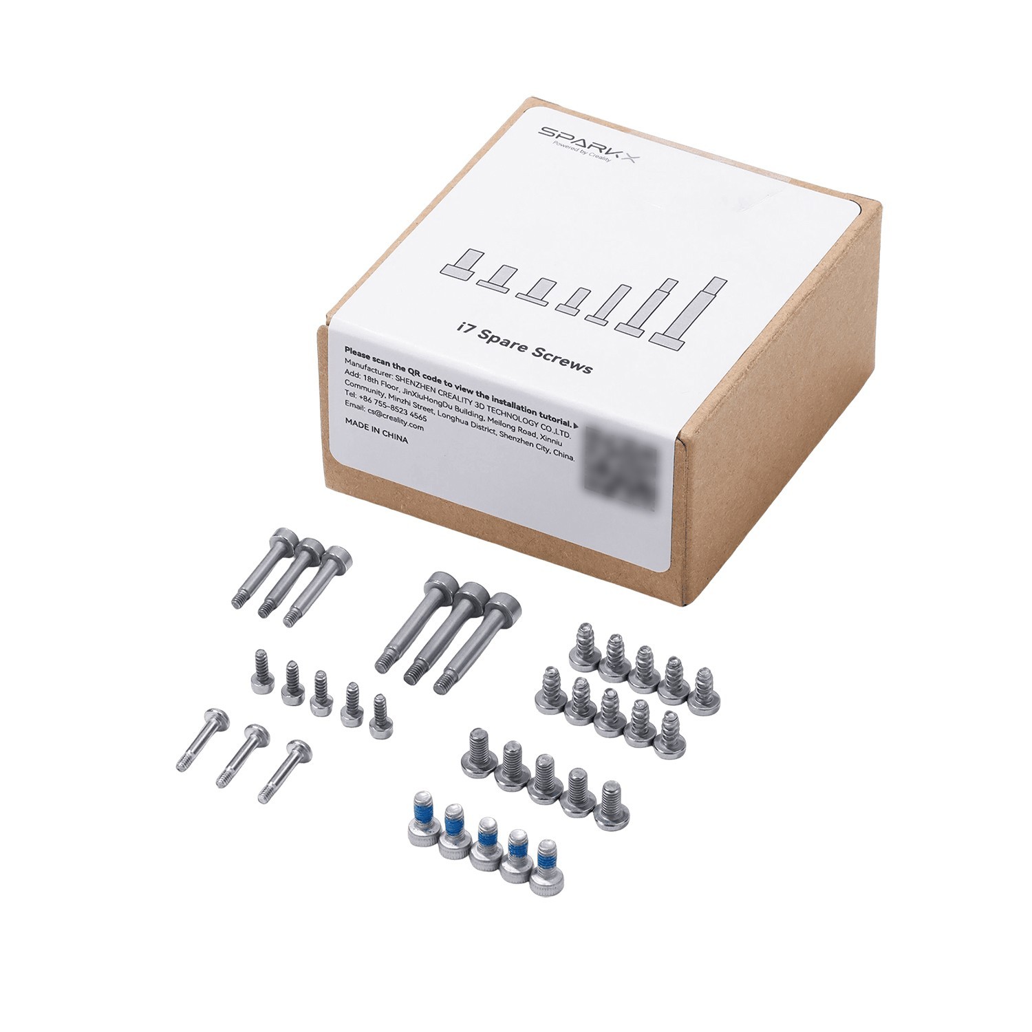 Creality Official SPARKX i7 Spare Screws 44 screws  for i7 3D Printer