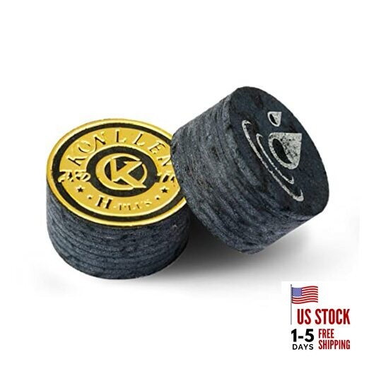 14mm Pool Cue Tips – 6 or 9 Layer Laminated Cue Tip, S/M/H Tip-H-9 Layers