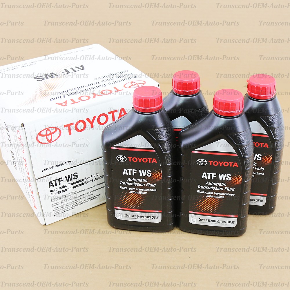 00289-ATFWS GENUINE OEM AUTOMATIC TRANSMISSION OIL FLUID 4 QUARTS - TOYOTA LEXUS