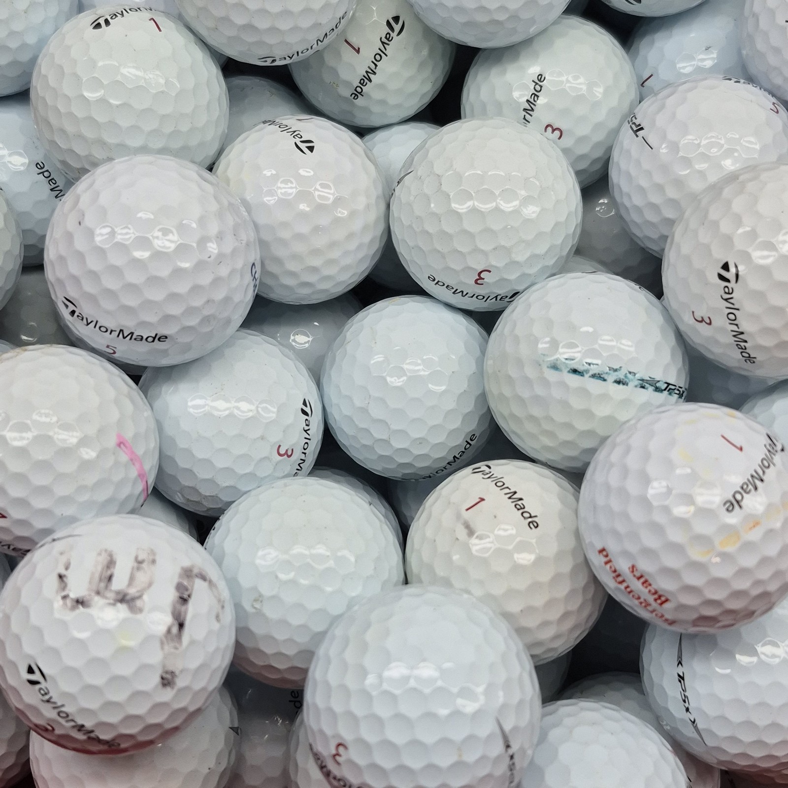 36 TaylorMade TP5x White Used Golf Balls - 3A Value Grade AAA