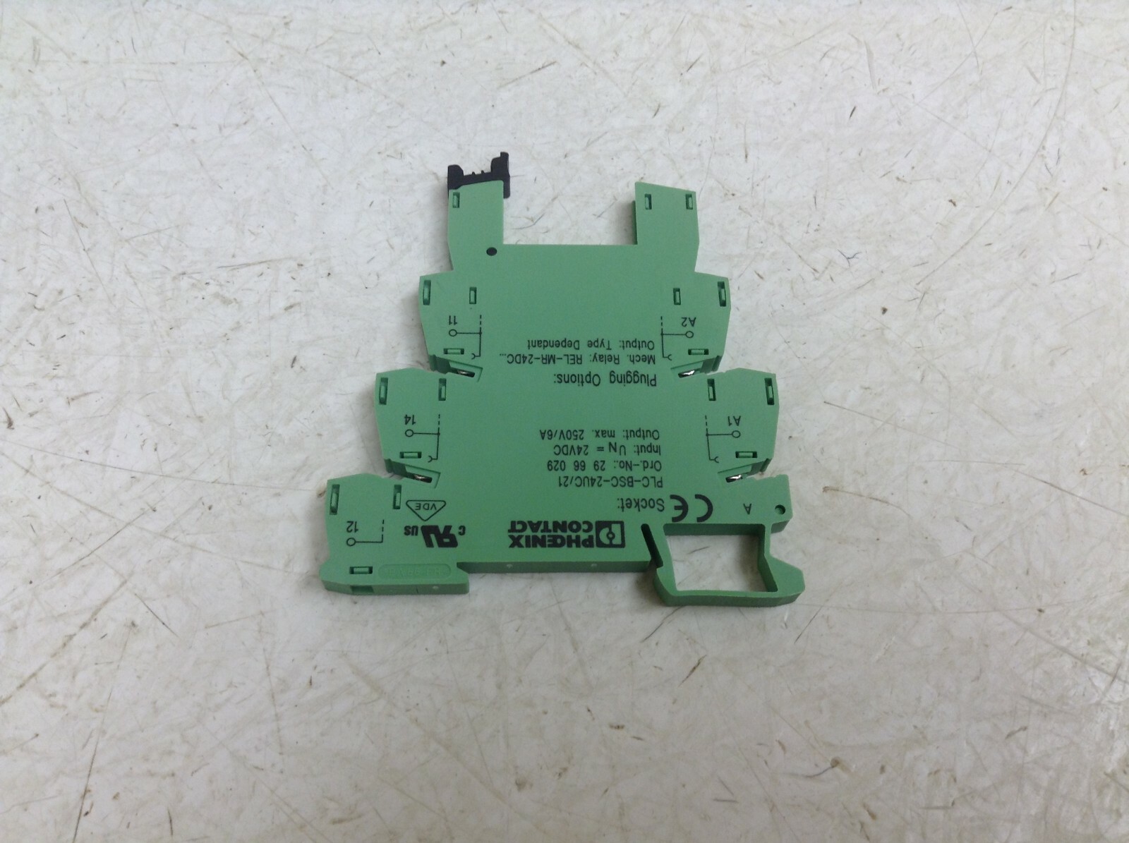 Phoenix PLC-BSC-24UC/21 Solid State Relay Base 29 66 029 2966029 PLCBSC24UC21