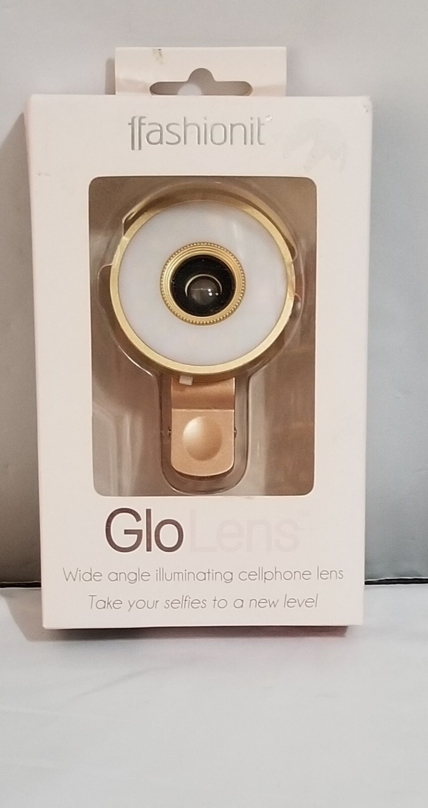 Fashionit GloLens Wide Angle Illuminating Cellphone Lens Gold