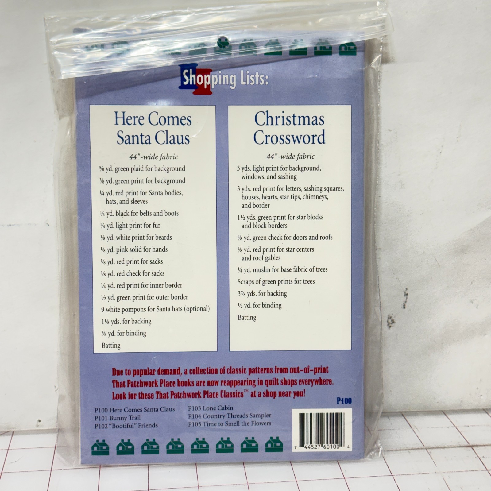 That Patchwork Place Classics - Christmas Crossword, Here Comes Santa Claus