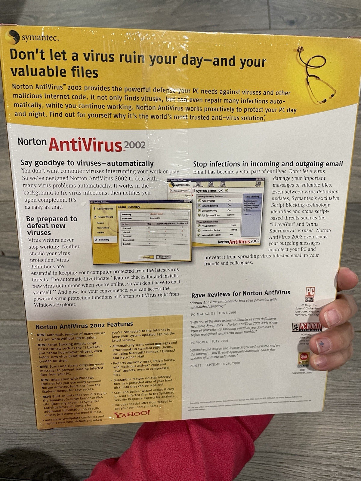 Norton Antivirus 2002 Sealed