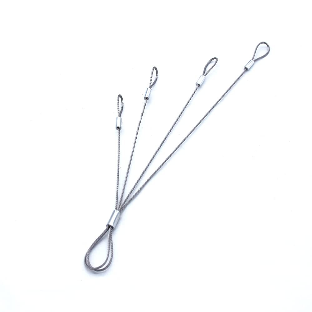 QINHAN Cable Puller Tool Wire Pulling Leader 4 Loops