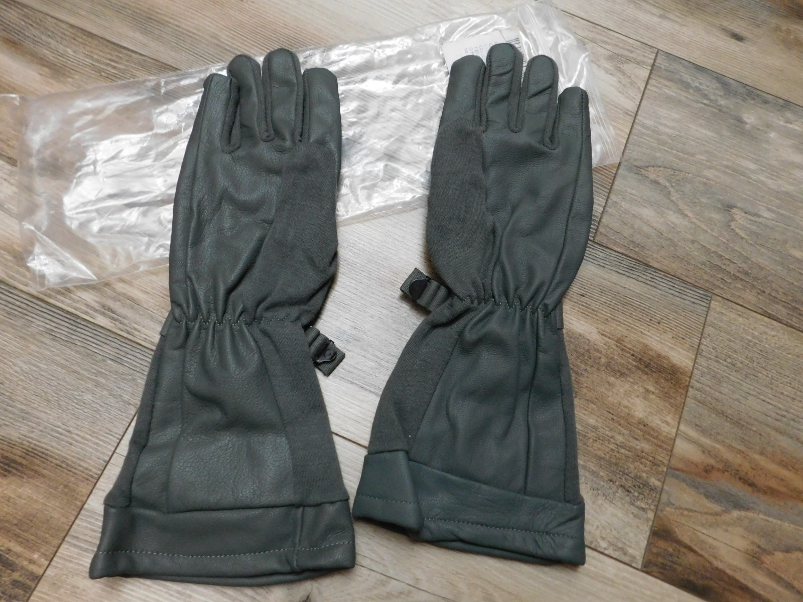 MILITARY MASLEY  FOLIAGE GREEN NOMEX FUEL HANDLER'S GLOVES SIZE LARGE NEW