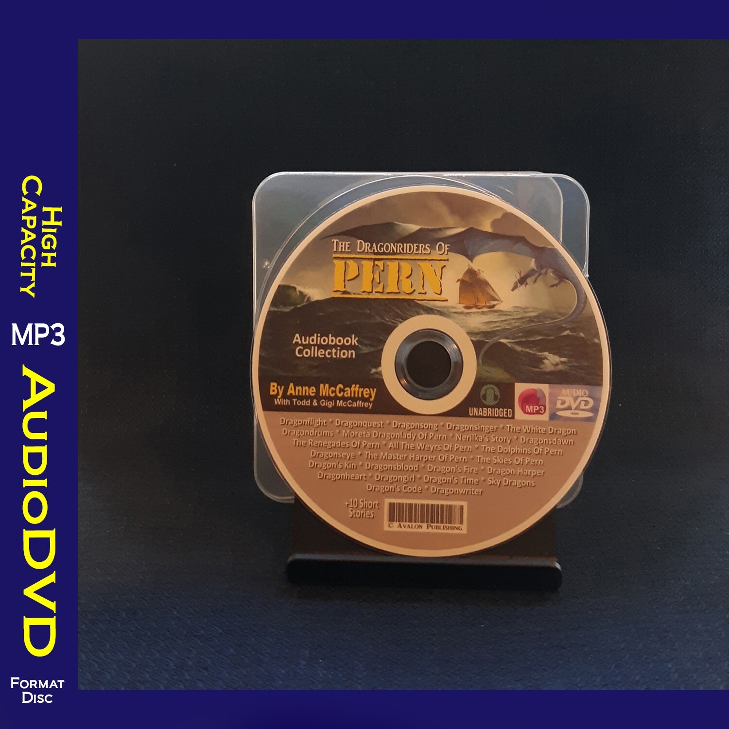 The DRAGONRIDERS OF PERN Series By Anne McCaffrey - 35 MP3 Audiobook Collection