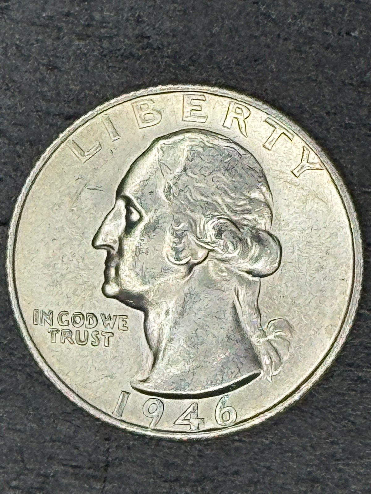 1946-S Washington Quarter BU ((UNC)) 90% Silver