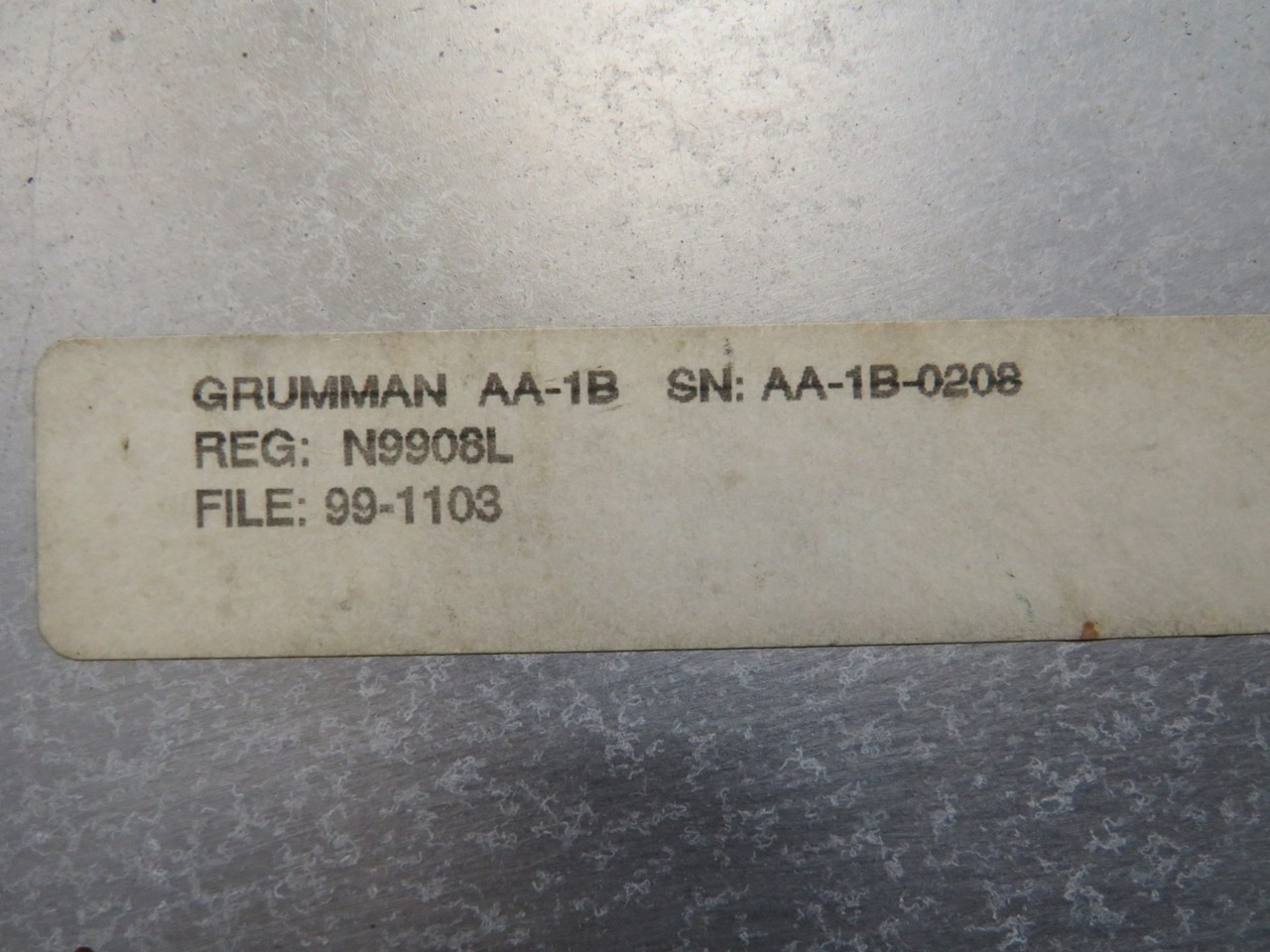 701007-1 Grumman AA-1B Landing Gear Fairing Hub Cap Cover