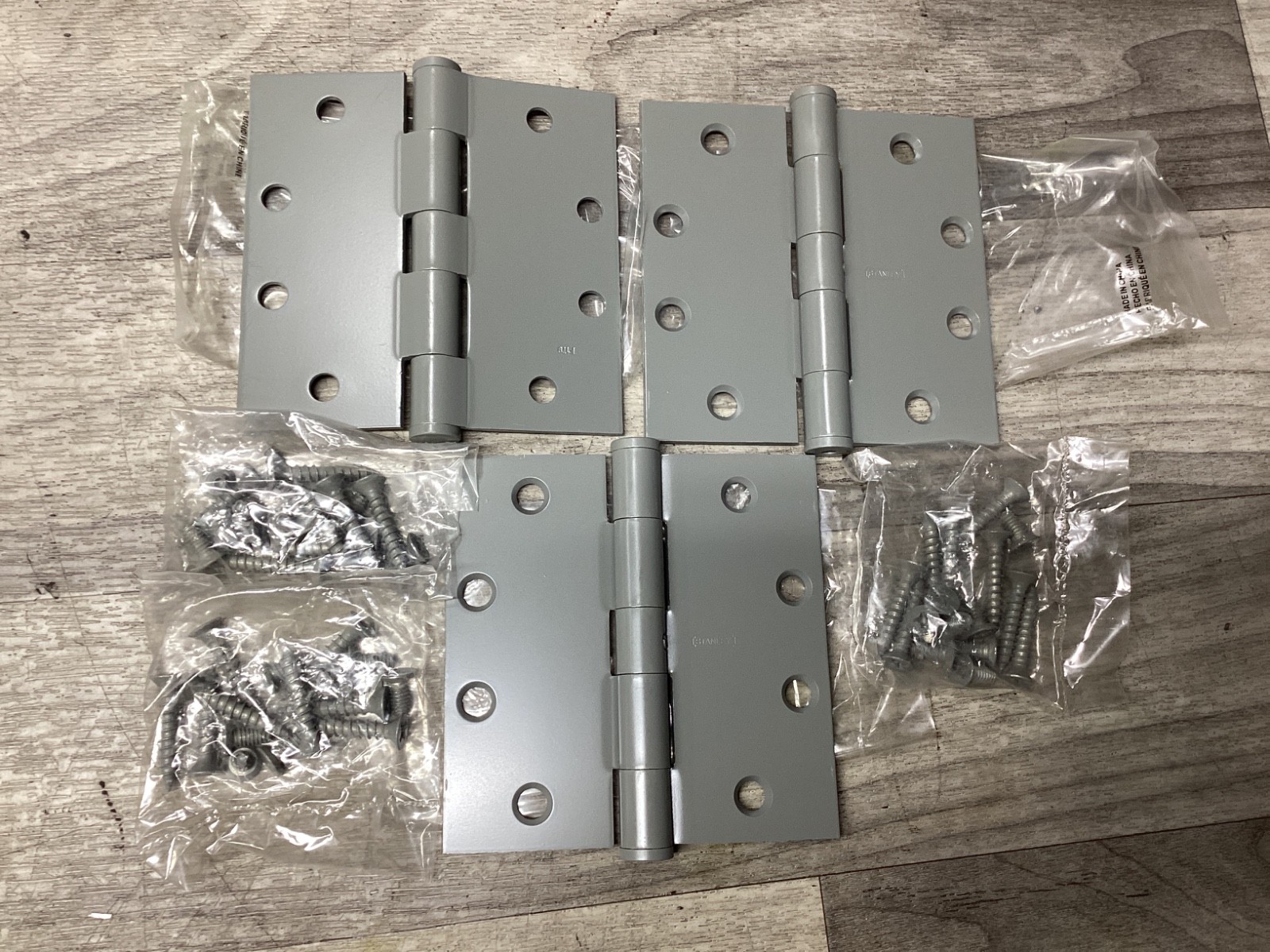 Stanley F179-NRP 4.5" X 4.5" HINGES GRAY #106B63PR3