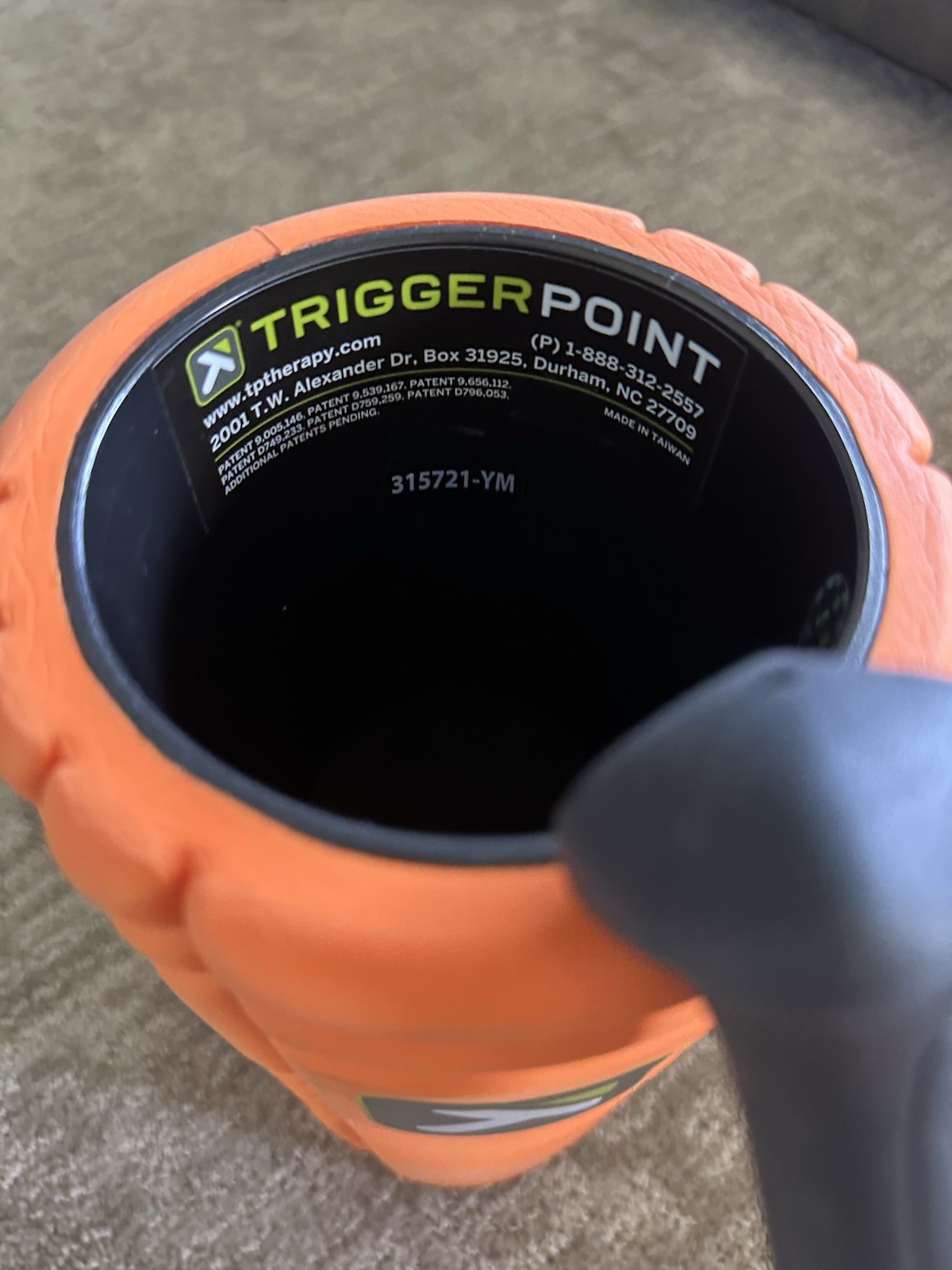 Trigger Point Performance Original GRID Foam Roller And Stick Massager Orange