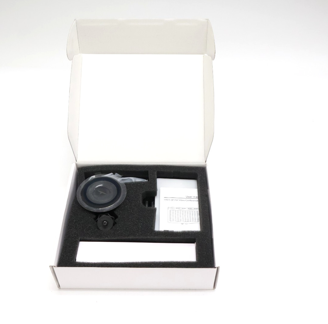 Cube LED Video Conferencing Light 6.6W Suction Mount Webcam Light