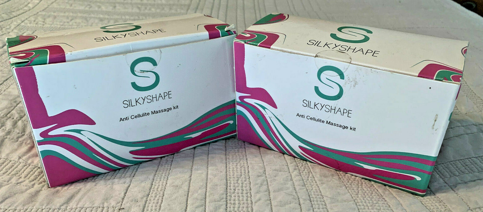 SILKY SHAPE ANTI CELLULITE MASSAGE KIT NEW IN A BOX HAND MASSAGER SILKYSHAPE