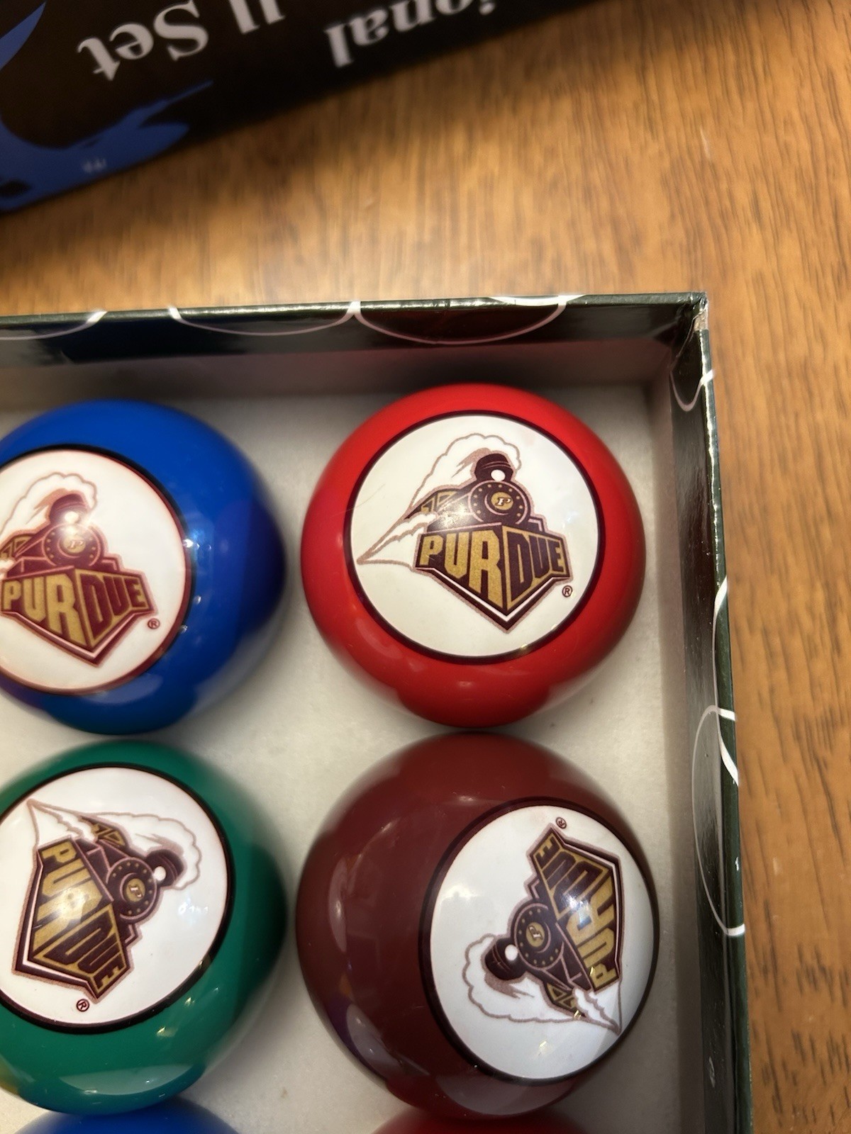 Purdue Boilermaker Pool Ball 3 Ball