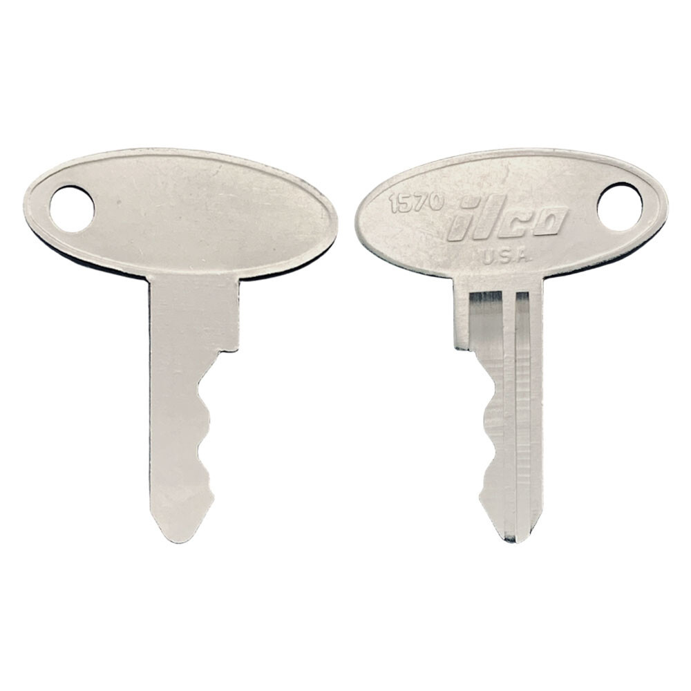 1570 Key Blank – Nickel