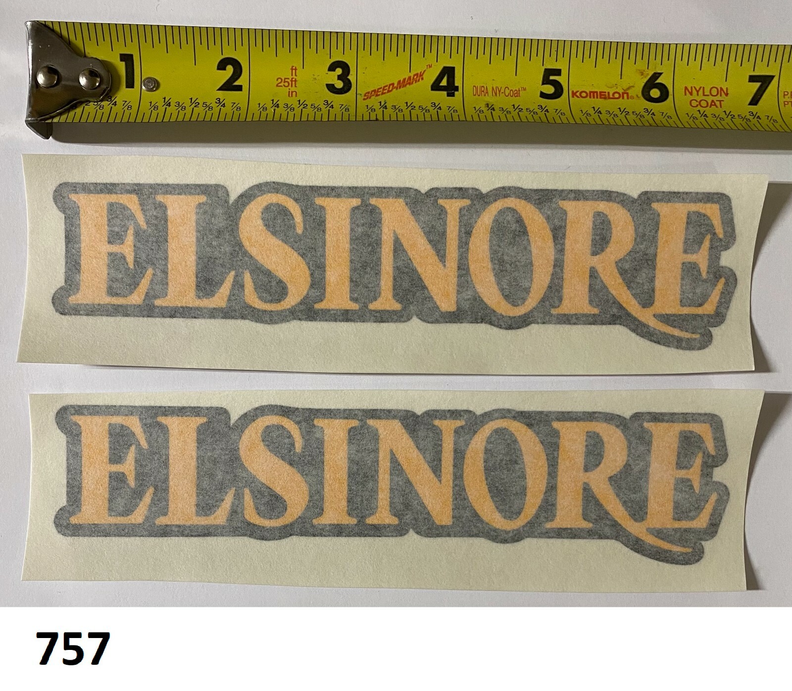 2 LICENSED Honda Elsinore sticker decal AHRMA Motocross CR125M CR250M Vintage MX