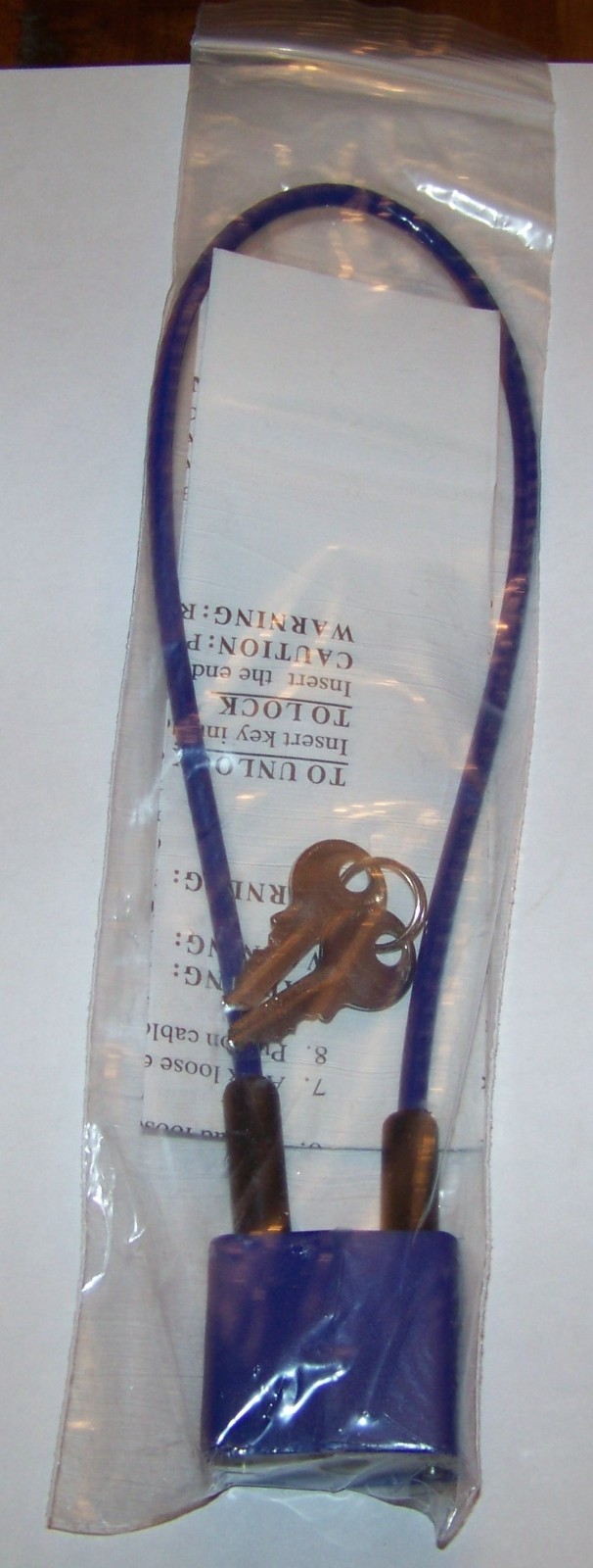 NEW PISTOL RIFLE 2 KEYED CABLE GUNLOCK