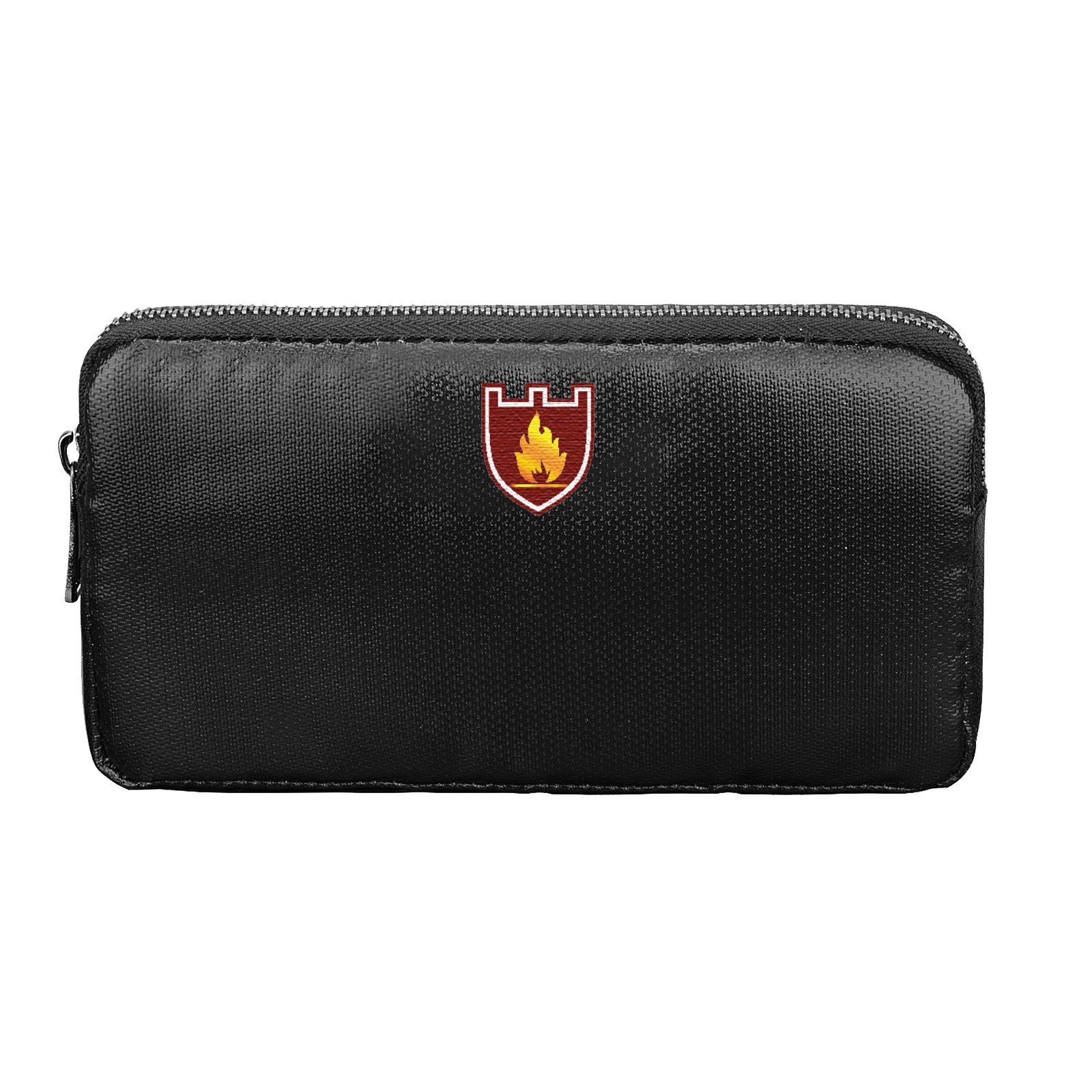 1Pc Document Pouch Black Fireproof Waterproof Safe Cash Money Bag Upgraded