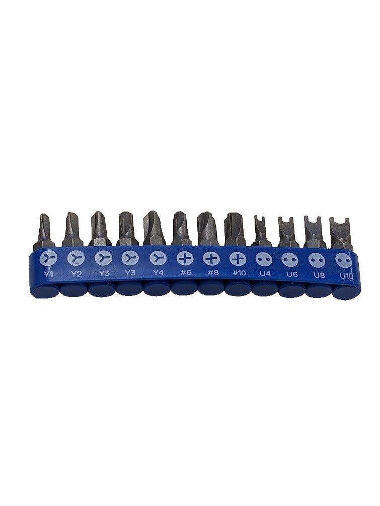 Kobalt 12 Piece Screwdriver Bit Set Y And U 1/4 Inch Hex Drive