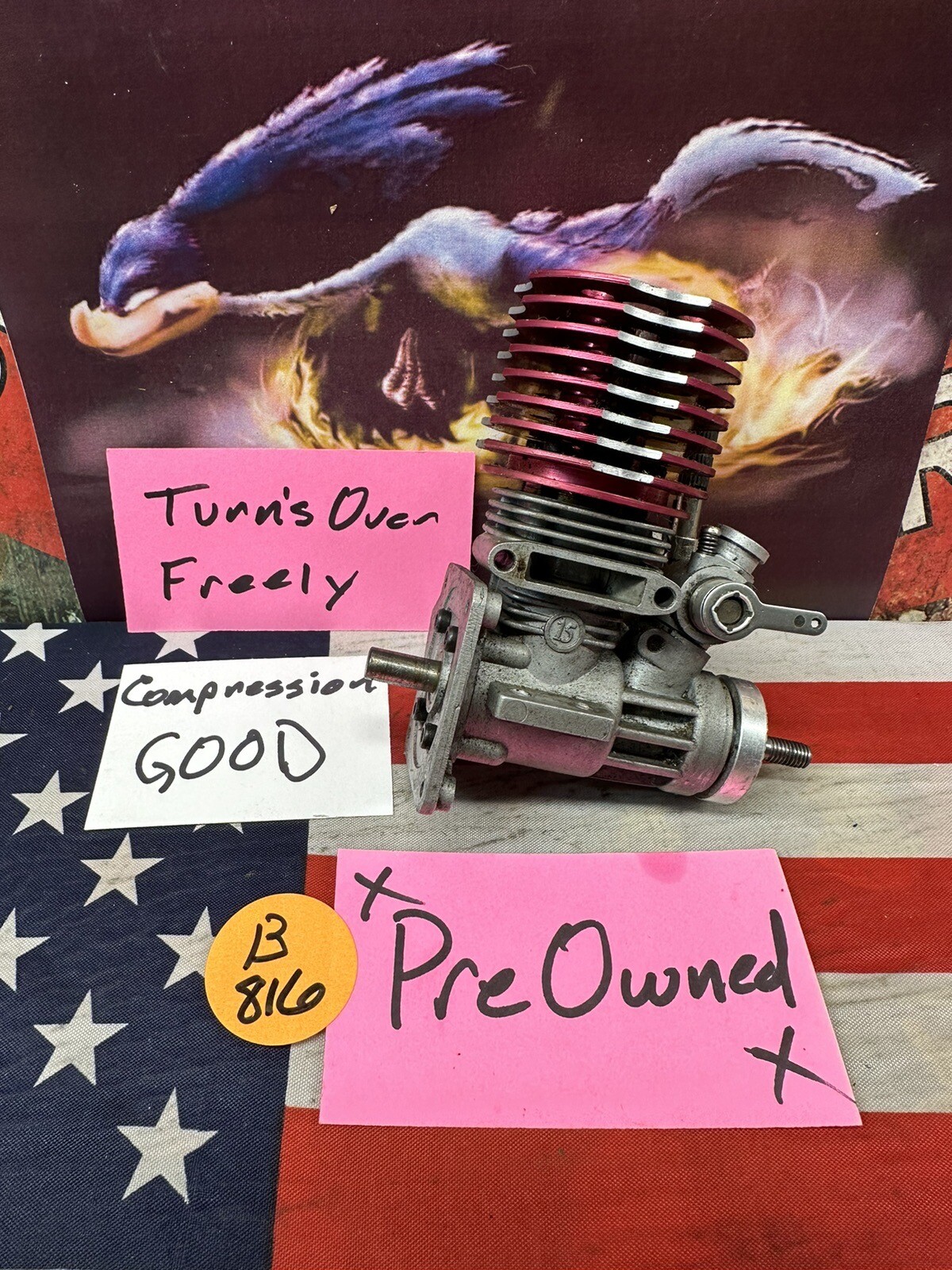 VINTAGE RC NITRO .15 Engine -PreOwned-