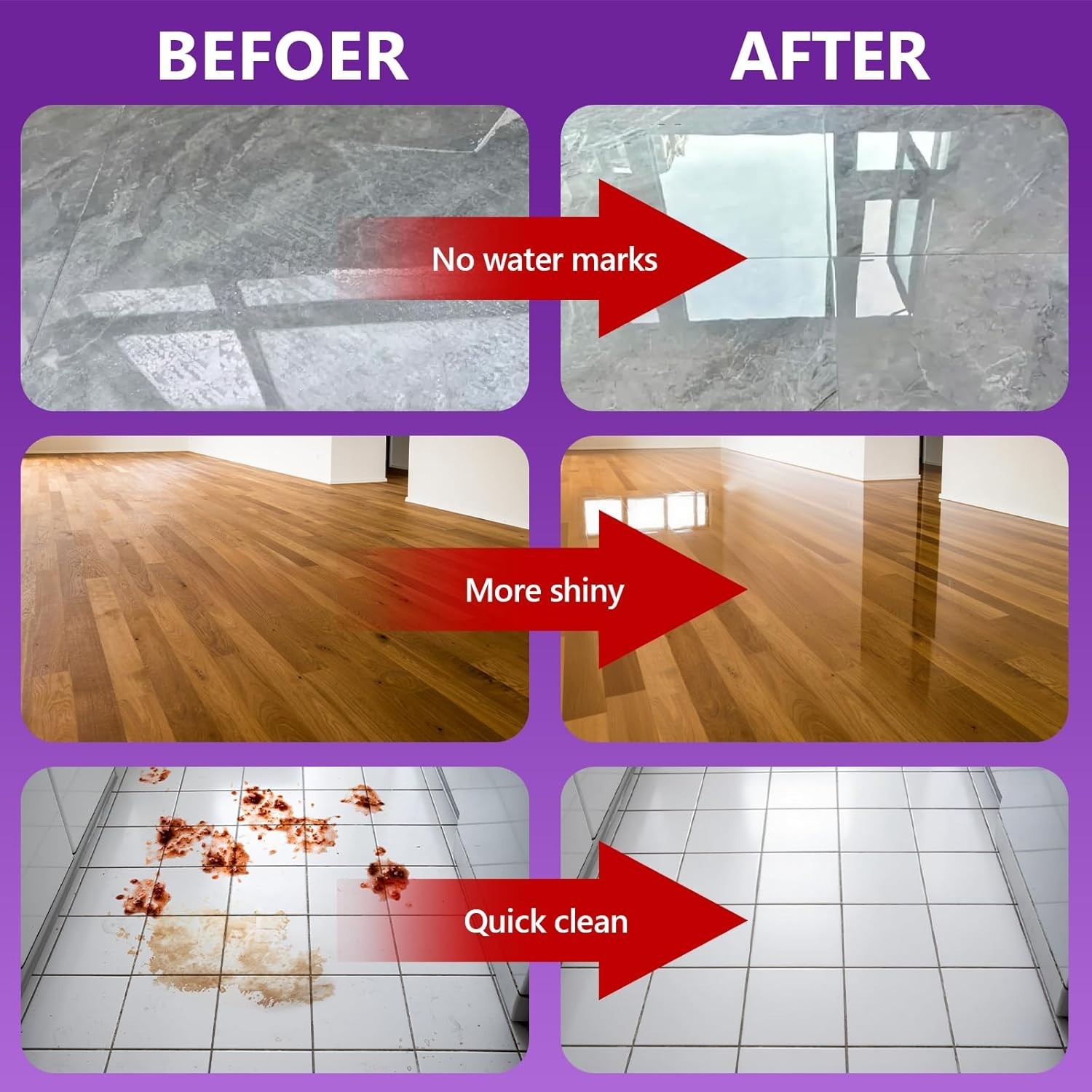Floor Cleaning Solution- 85 FL OZ-Floor Cleaner for Mopping with Tineco,Deep