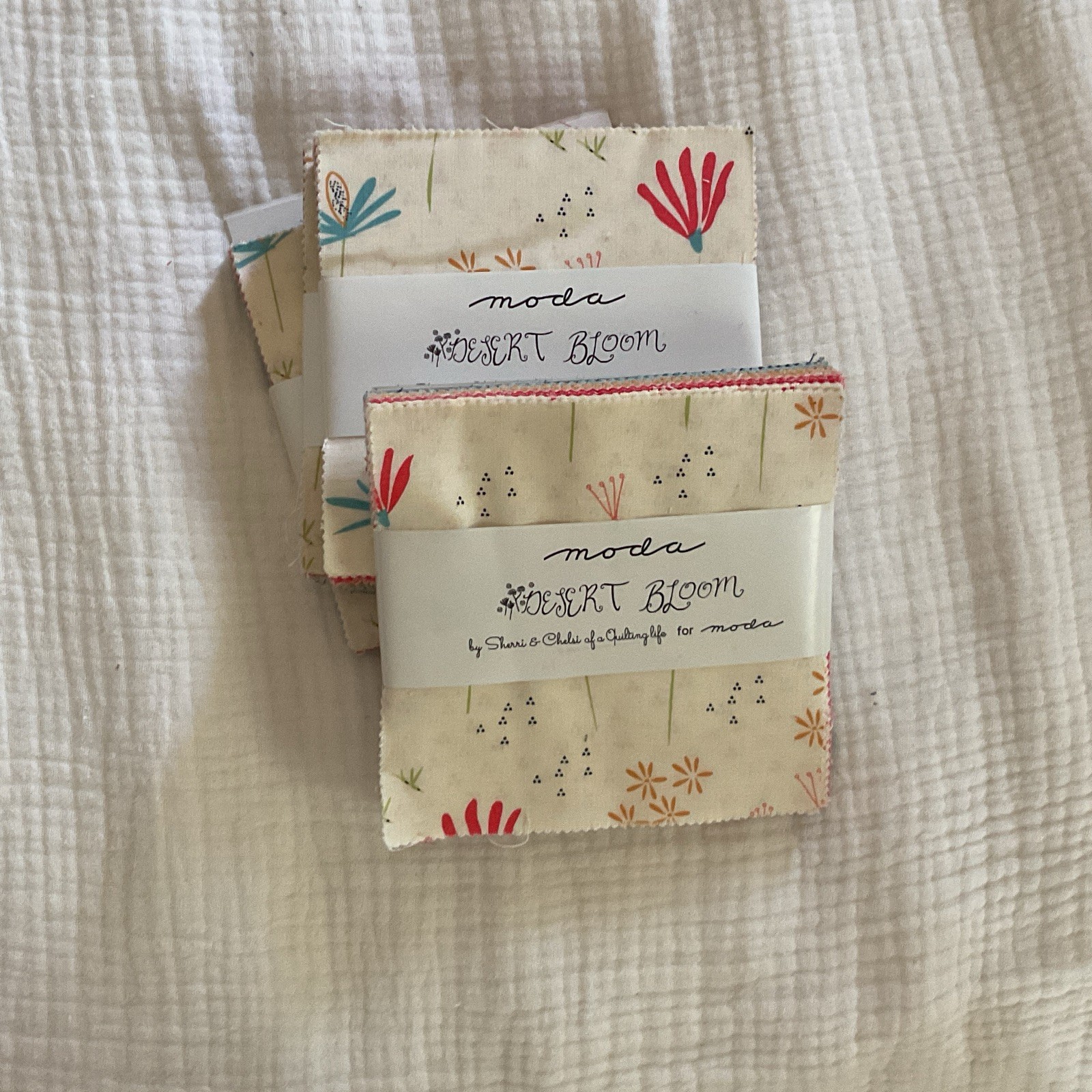 DESTASH Desert Bloom By Sherri & Chelsi Moda Charm Packs