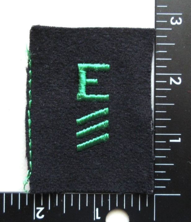 ⭐U.S. NAVY BATTLE EFFICIENCY E AWARD GREEN/BLACK 4TH AWARD RATE MILITARY PATCH