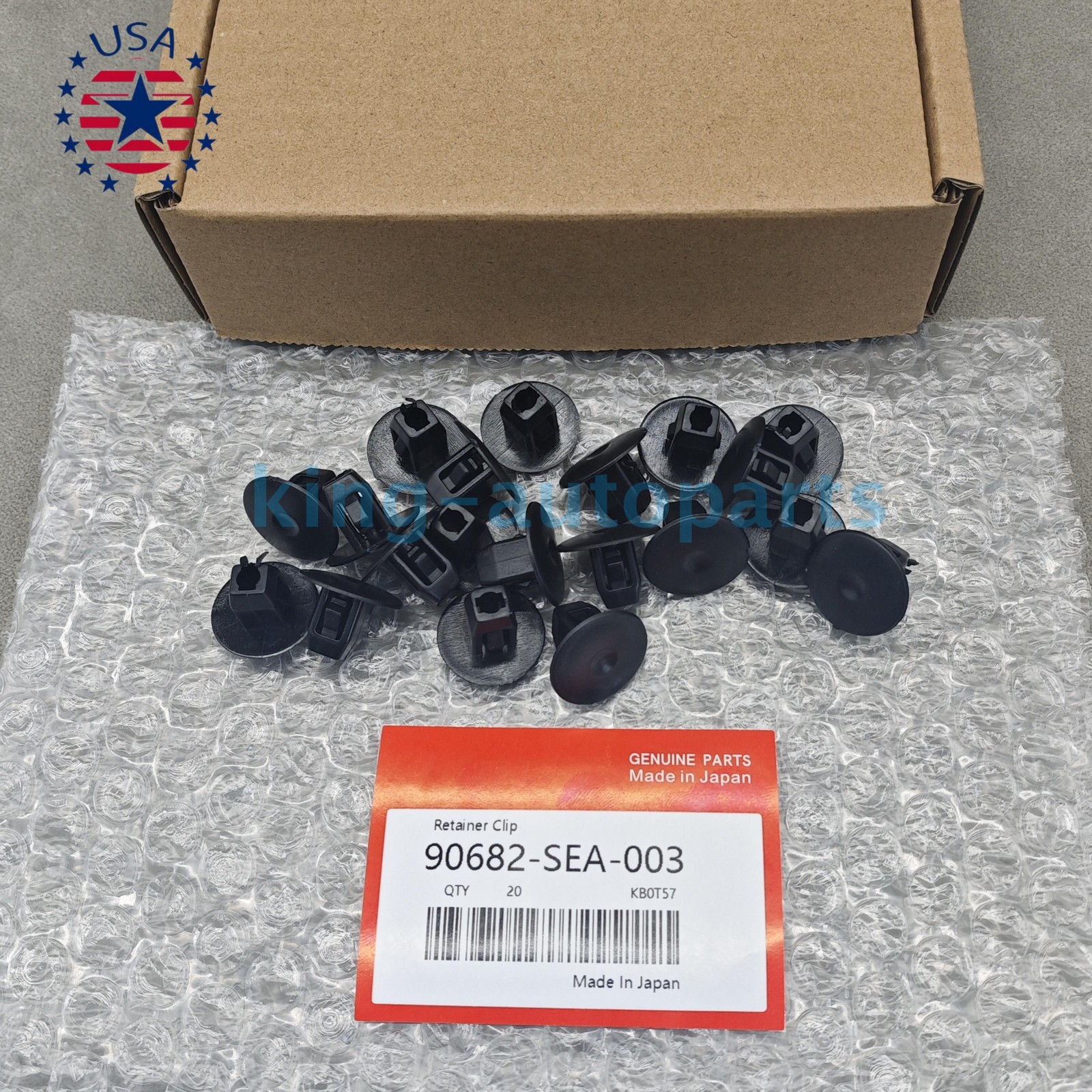 New New 20x Fender Apron Grommet Nut Clips For Honda Acura 90682-SEA-003 963-572