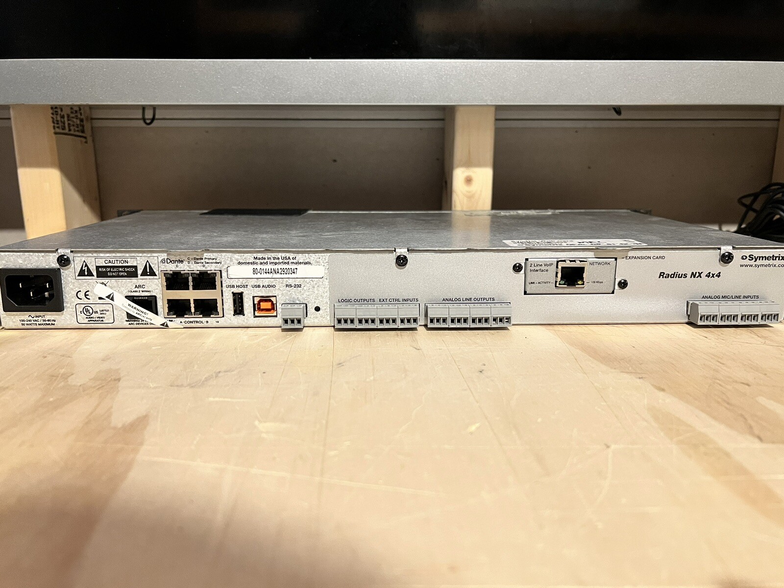 Symetrix Radius NX 4x4 W/ Optional VoIP Card