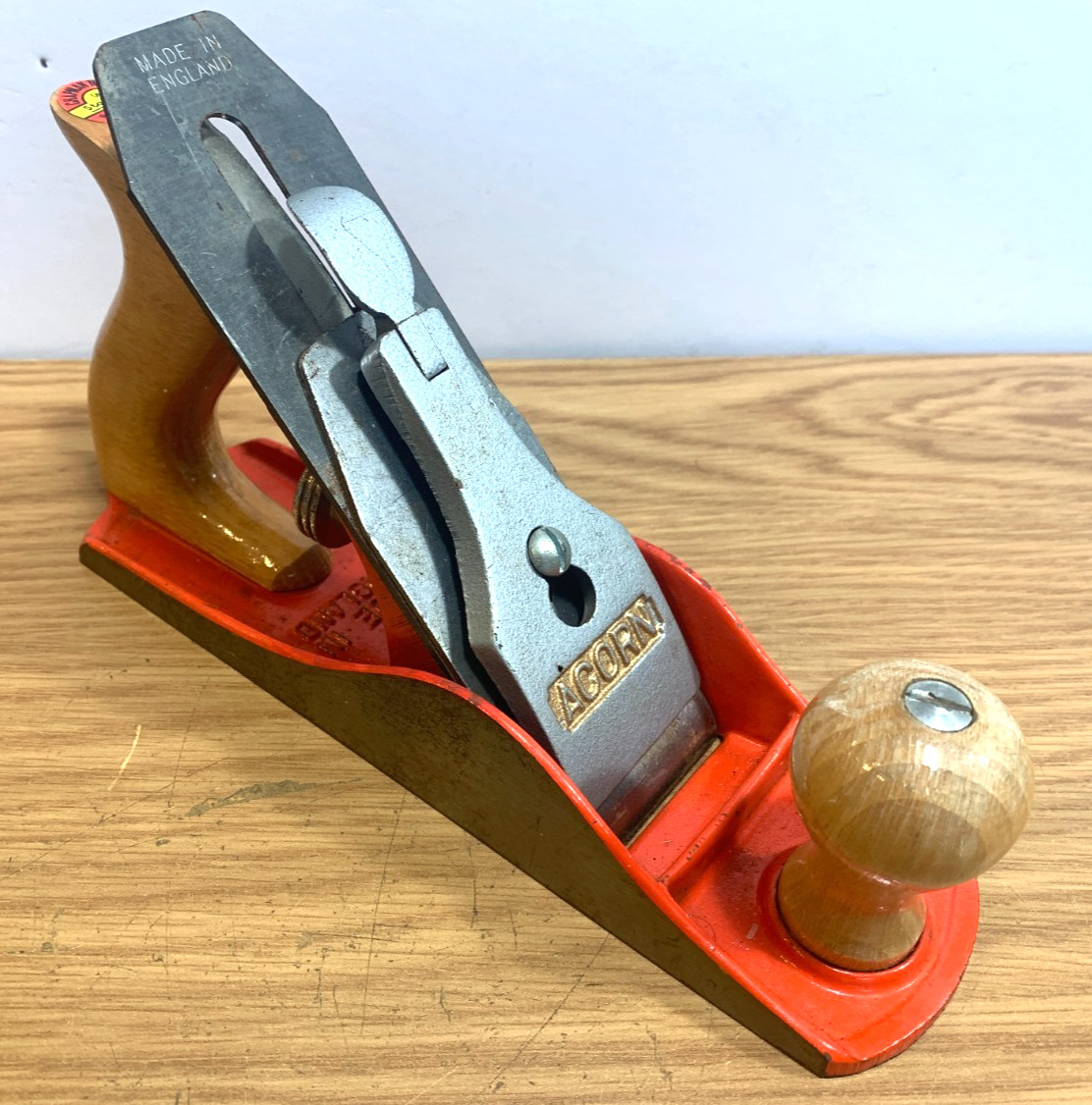 Vintage Acorn Plane Chapman Tools by Stanley A4 Made in England EXCELLENT !