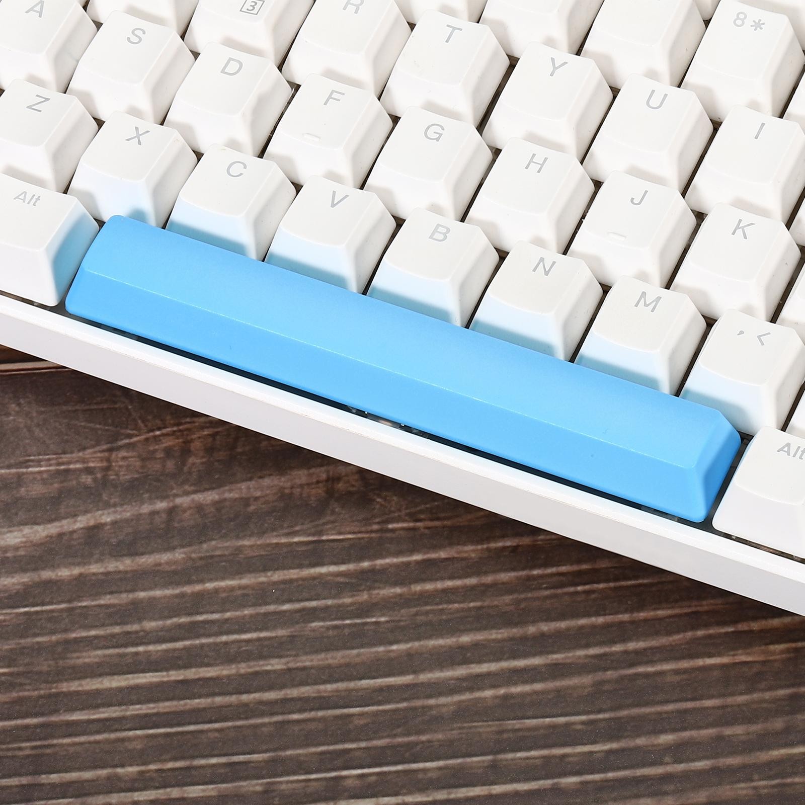 6.25u Spacebar Keycaps, MX Keyboard Replacement Universal PBT Mechanical, Blue
