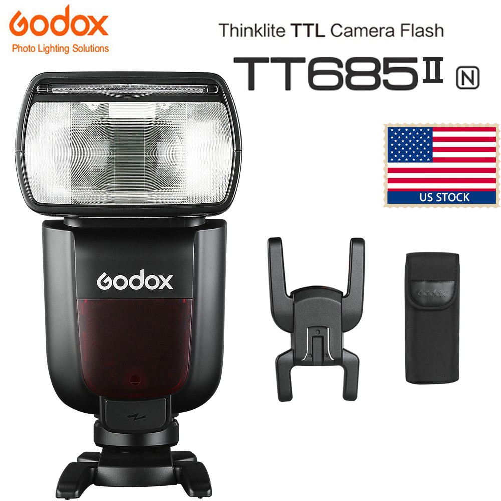 US Godox TT685II-N TTL Speedlite 2.4G Wireless TTL HSS 1/8000s Flash for Nikon