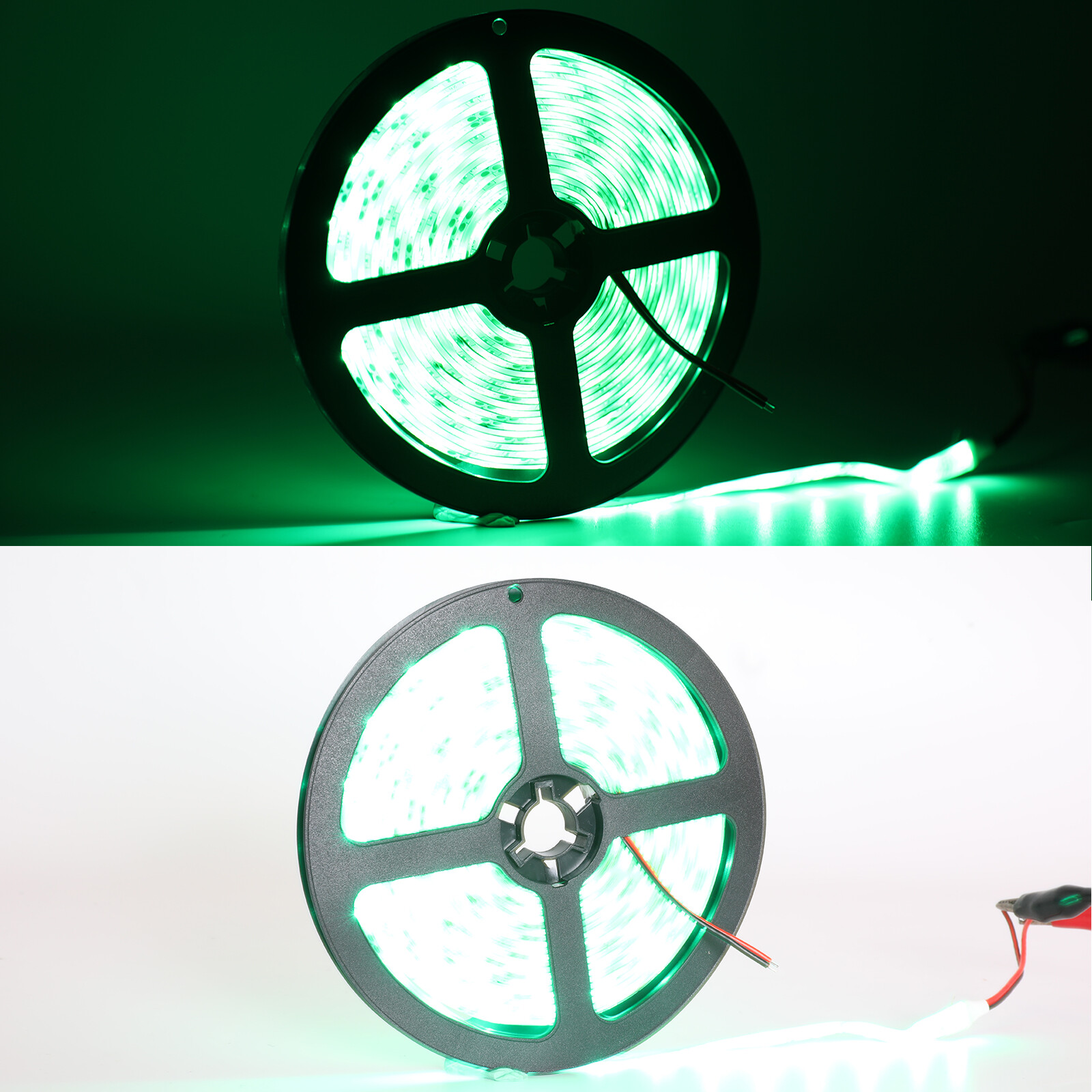 Waterproof 12V 300LED Boat Motor green LED Strip Light For Car Motorcycle 16.4ft