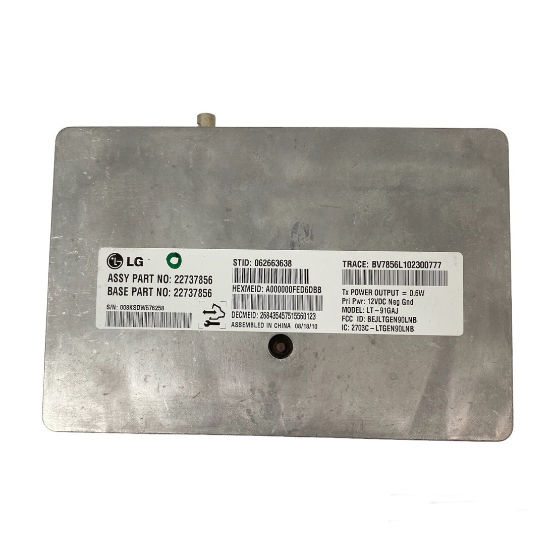 Communication Interface W/ Mobile Telephone Transceiver Module GM 2011 22737856