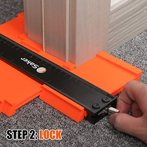 Contour Gauge Profile Tool- Adjustable Lock-Precisely Copy Irregular Shape