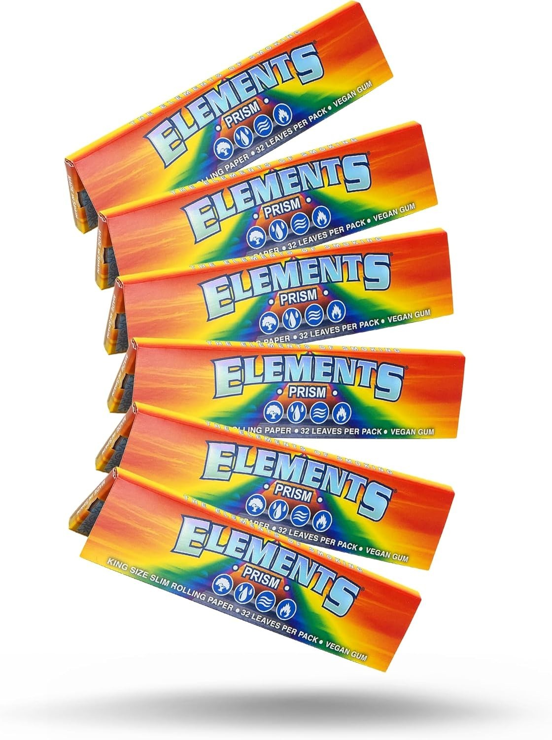 Elements Prism Rolling Paper King Size | 6 Pack