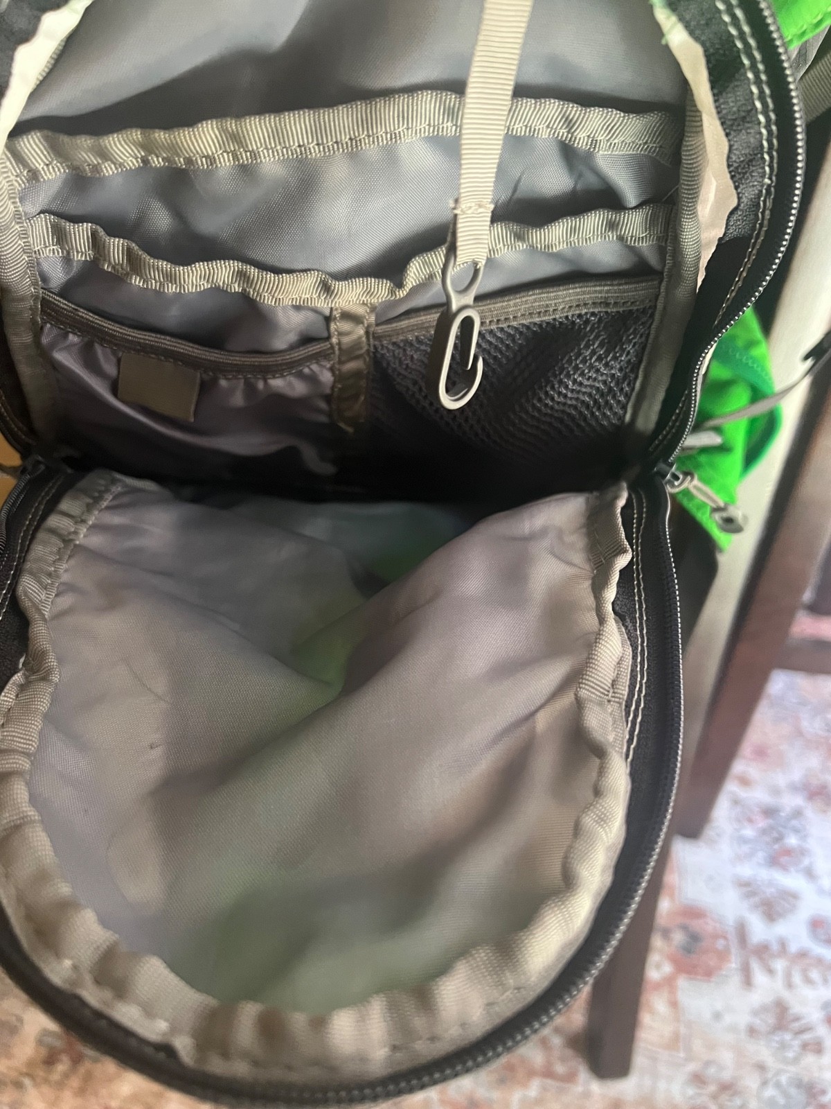 CamelBak Green Black and White Hydration Backpack