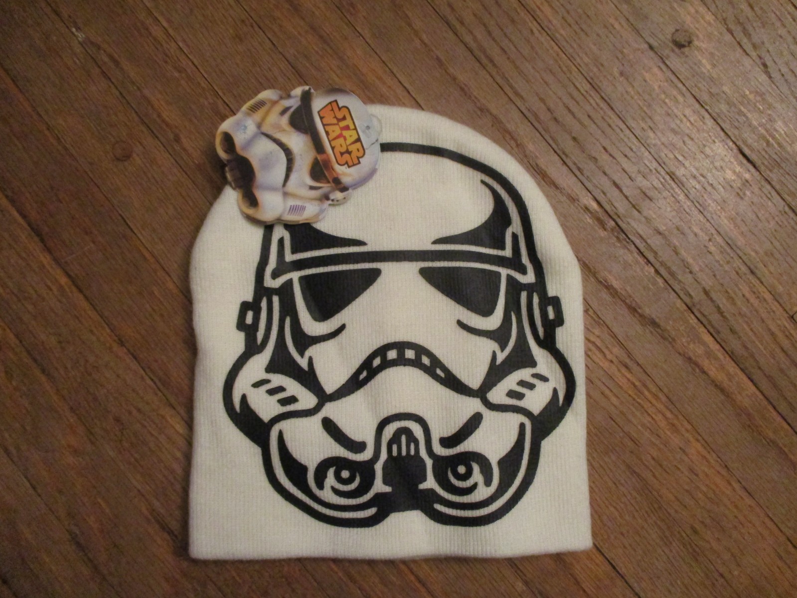 NEW Star Wars Stormtrooper Winter Beanie Hat Knit Cap One Size Fits Most BOYS