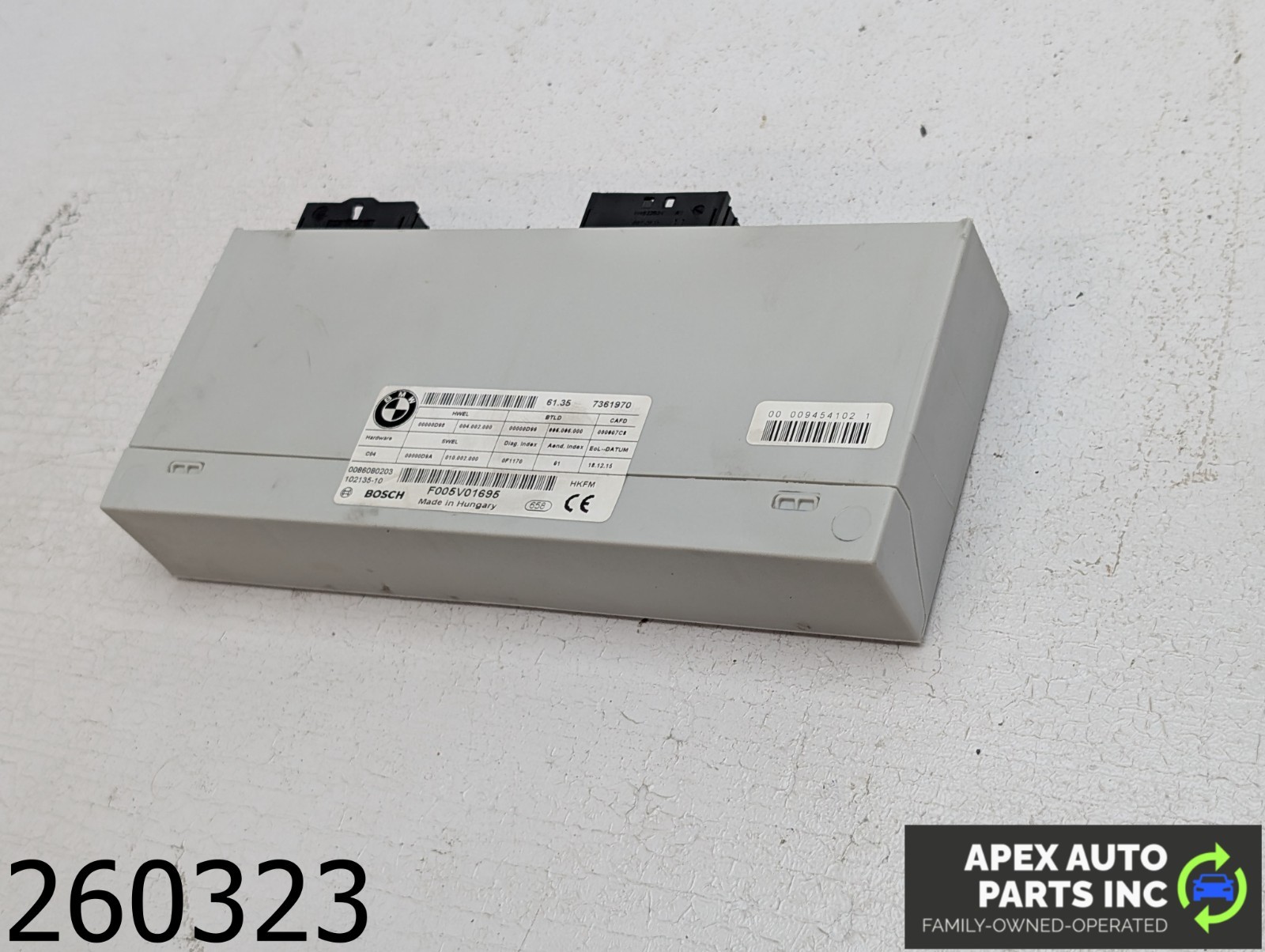 OEM 2016 BMW 528i xDrive 2.0L AUTOMATIC TRUNK LID TAILGATE CONTROL MODULE